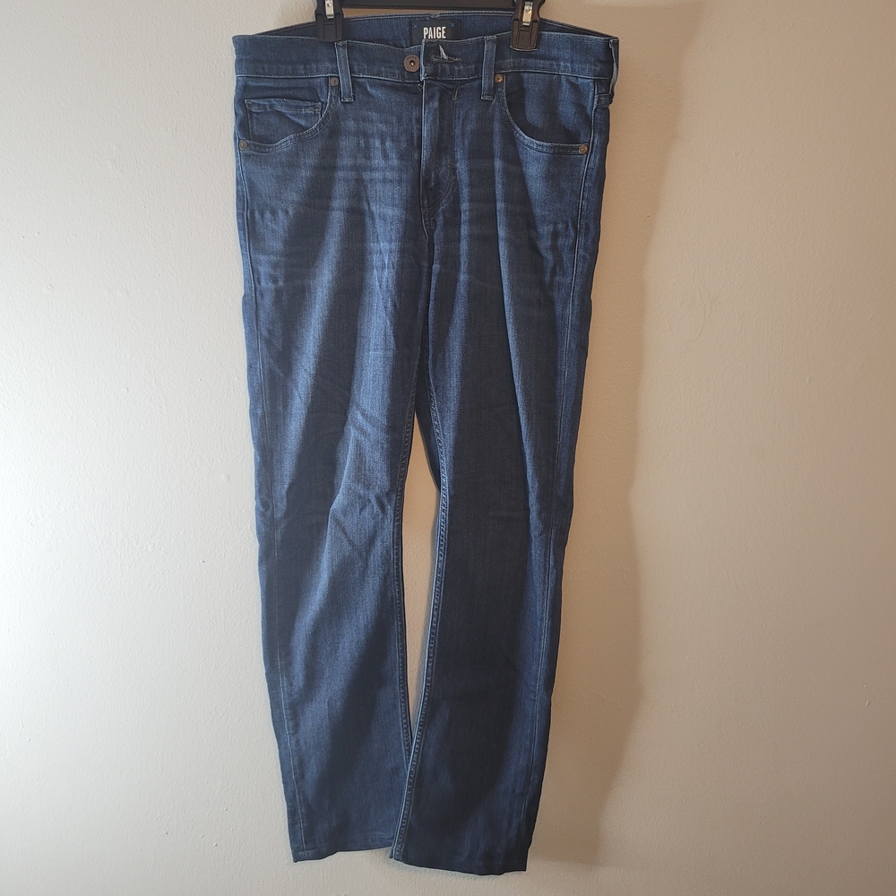 PAIGE Indigo Straight Leg Jeans